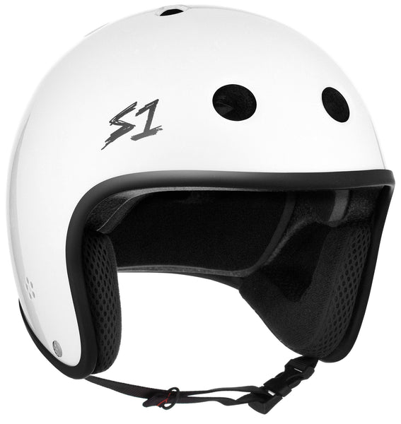 S-One Helmet Retro Lifer White Gloss