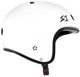 S-One Helmet Retro Lifer White Gloss