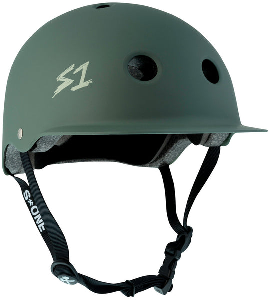 S-One Lifer Brim Helmet- Ambush Green Matte