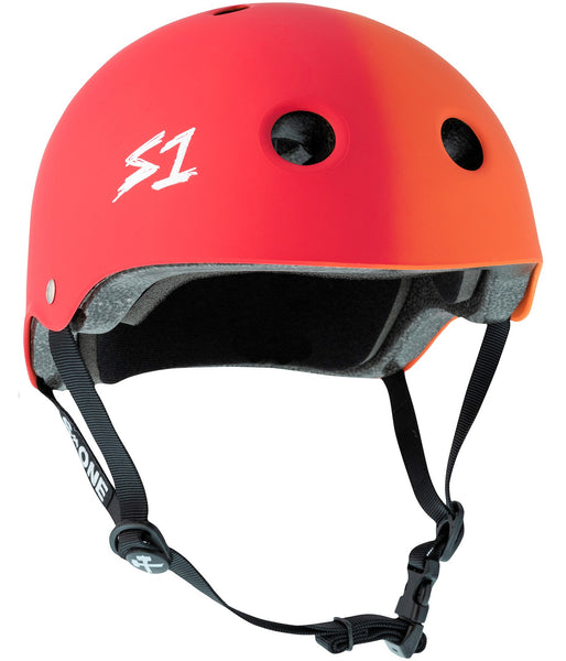 S-One Helmet Lifer Red Orange Fade Matte
