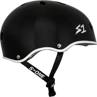 S-One Helmet Lifer Gavo Black Gloss White Outline