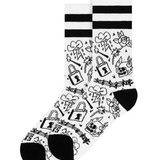 American Socks Mid High - Burning Rage