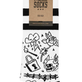 American Socks Mid High - Burning Rage
