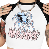 American Socks - Widow Crop Top