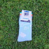 Sock It To Me- Athletic Ribbed Crew Socks Dream Big