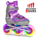 Crazy Skates Trix Pro 3 Wheel Inline Skates Adjustable