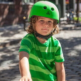 Triple 8 "Lil 8" Certified Kids Helmet - Neon Green Glossy