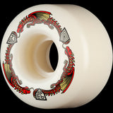 Powell Peralta Dragons 93A - 54mm x 34mm V4 Skateboard Wheels 4pk, Red