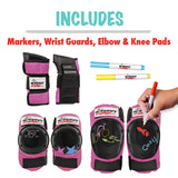 Triple 8 Wipeout Dry Erase Tri Pack - Pink