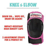Triple 8 Wipeout Dry Erase Tri Pack - Pink