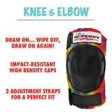 Triple 8 Wipeout Dry Erase Tri Pack - Tie Dye