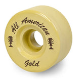 Sure Grip All American GOLD Rollerskate Wheels pack of 8 (USA Made)