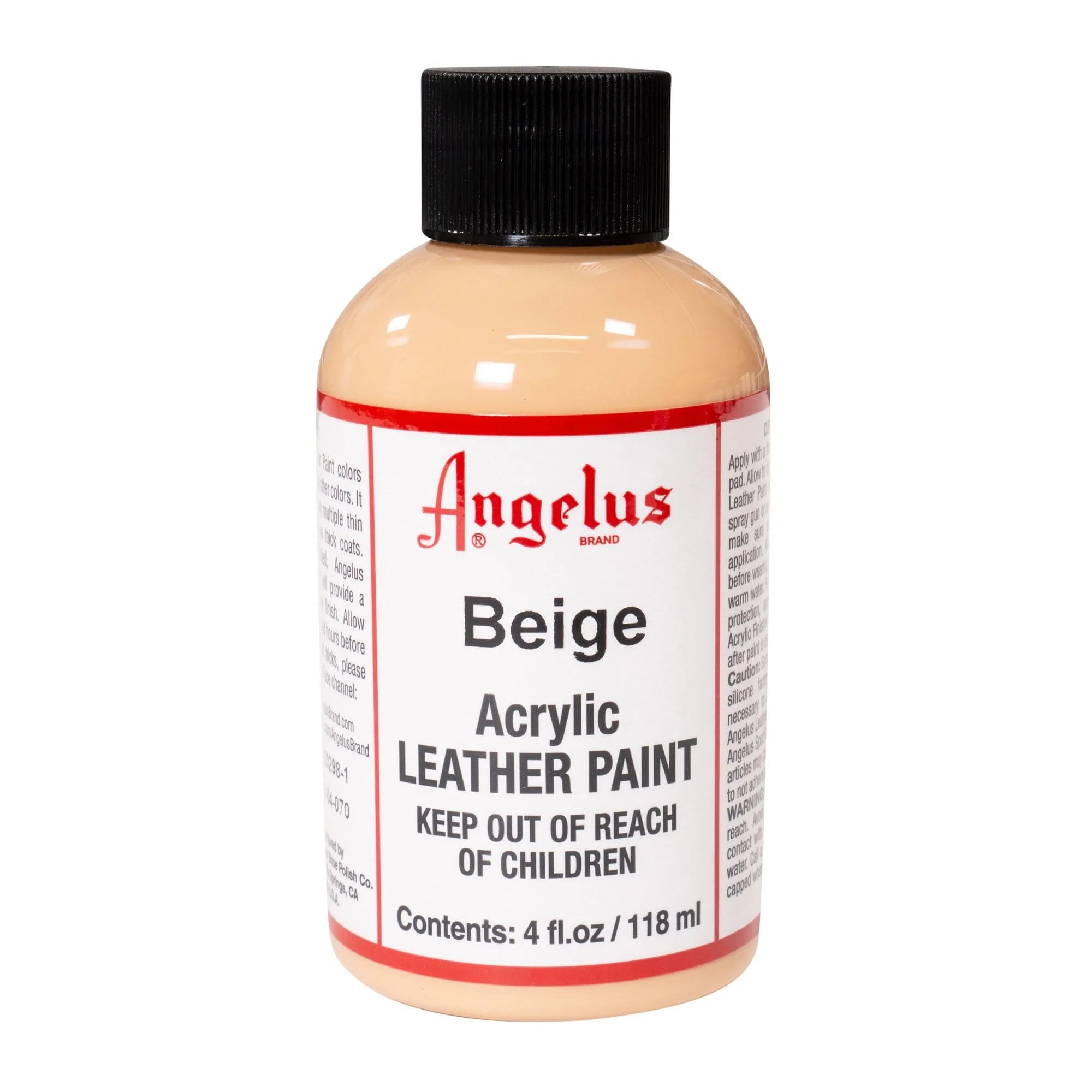Angelus Acrylic Leather Paint 118ml Bottle