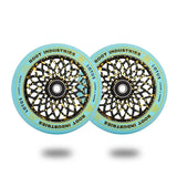 Root Industries Lotus Wheels - 110mm - Blue/Gold Splatter (Limited Edition)