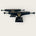 Destructo skateboard trucks D1 Mid Gold on black colourway.