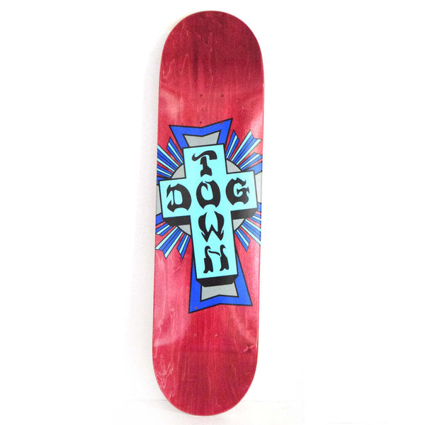 Dogtown Skate Deck Cross Logo Red 8.5