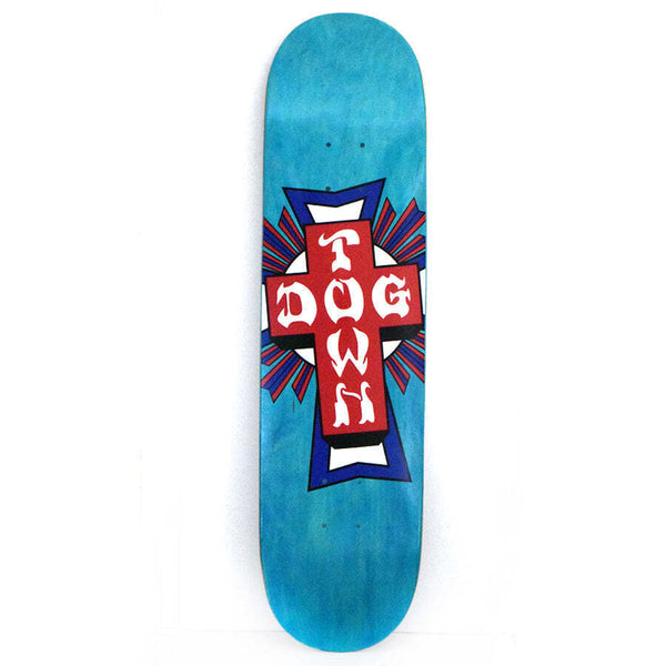 Dogtown Skate Deck Cross Logo Blue 8.0-