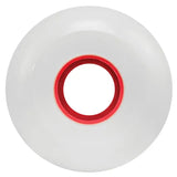 Ricta Skateboard Wheels Clouds White with Red  57/86a Pack of 4