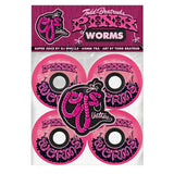OJ Pink Worms Super Juice Pink 78a 60mm