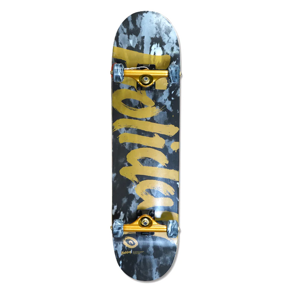 Holiday Complete Skateboard Tie Dye Black &Gold Popsicle