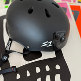 S-One Helmet Lifer Black Matte Vato Skull Lance Mountain Colab