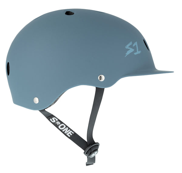 S-One Lifer Brim Helmet- Ocean Grey Matte