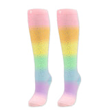 Rainbow Diamond Fade Socks from Crazy Skates