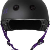 S-One Helmet Lifer Black Matte/Purple Straps