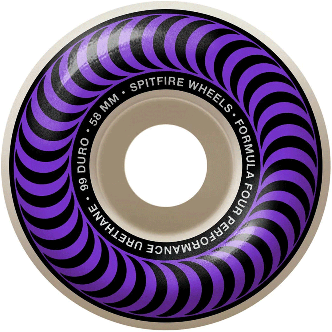 Spitfire F4 101D x 58mm Wheels Classic Purple – Seaside Skates