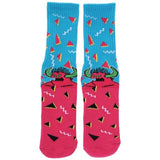 Toy Machine Socks 80s Monster Aqua & Pink