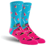 Toy Machine Socks 80s Monster Aqua & Pink