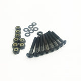 Trinity Skateboard Bolts 2" Black Pack of 8