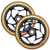 Envy Tri Bearing Wheel 120x30mm - Black/Gold