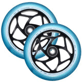 Envy Tri Bearing Wheel 120x30mm - Black/Teal