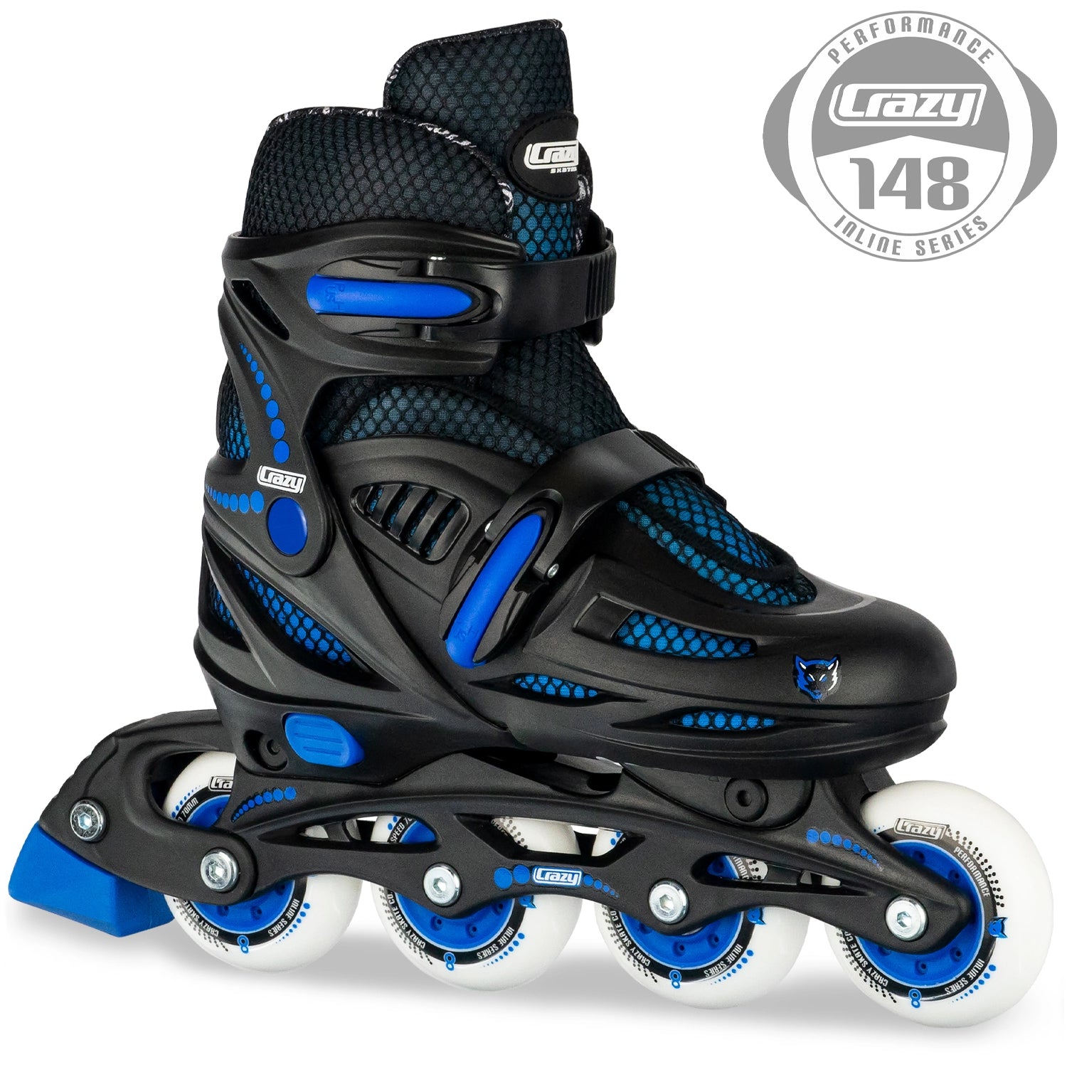 Crazy Skates 148 Beginners Inline Skates SIZE ADJUSTABLE