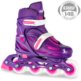 Crazy Skates 148 Beginners Inline Skates SIZE ADJUSTABLE