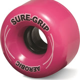 Sure Grip Aerobic Outdoor Rollerskate Wheels Pink pack of 8