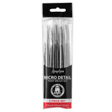 Angelus Micro Detail Paint Brush 5 piece Set
