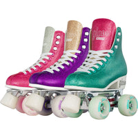 Crazy Skates Children's Disco Glam Rollerskates Adjustable