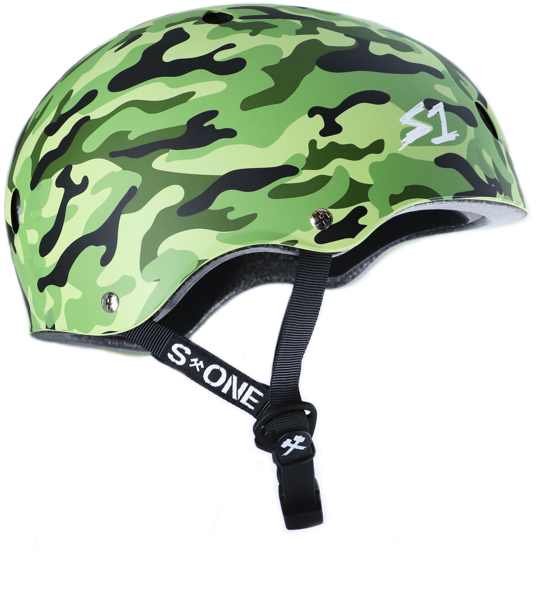 S-One Helmet Lifer Cyan Matte Camo
