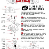 CIB slide grind blocks installation instructions