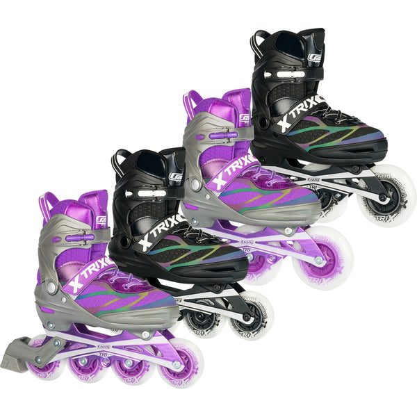 Crazy Skates Trix Pro Rollerblades Adjustable
