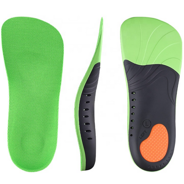 Orthotic shoe insoles: 3/4 length arch support