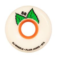 OJ Plain Jane Keyframe Skate Wheels 58/87a Set of 4 Skateboard Wheels