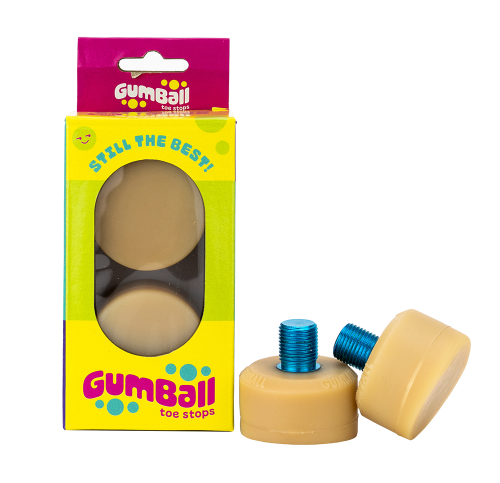 Gumball roller skate toe stops in natural color