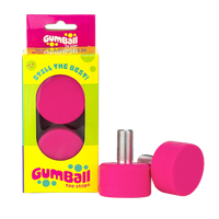 Gumball roller skate toe stops in cherry color