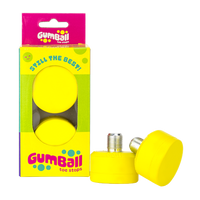 Gumball roller skate toe stops in lemon color