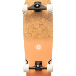 The Lil Ripper is a 31 inch surfskate board from NANA. Pictured with Logo Dip Salmon graphics.