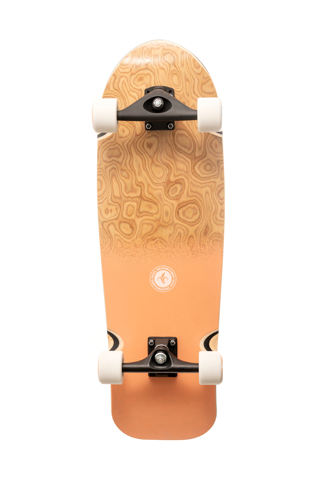 The Lil Ripper is a 31 inch surfskate board from NANA. Pictured with Logo Dip Salmon graphics.