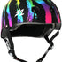 S1 Lifer Helmet in Rainbow swirl pattern over black matte. Available at Seaside Skates.